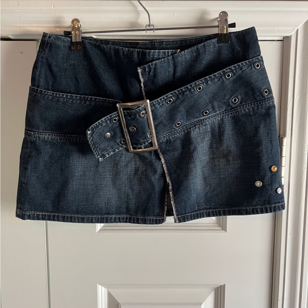 Diesel Y2K  Denim Mini Skirt with Belt 28